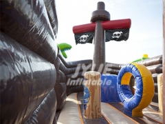 Outdoor/Indoor Mobile Pirate Ship Inflatable Water Park