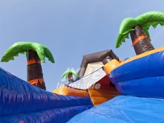 0.55mm PVC Tarpaulin Jungle House Kids Water Park For Sale