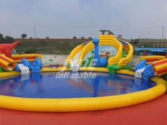 Amusement Park Outdoor Jungle World Kids Inflatable Water Park Cheap