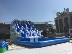 Best Seller Blow Up Water Park For Kids Inflatable Outdoor Water Park