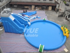 Elephant Water Amusement Park Products Inflatable Water Park With Slide