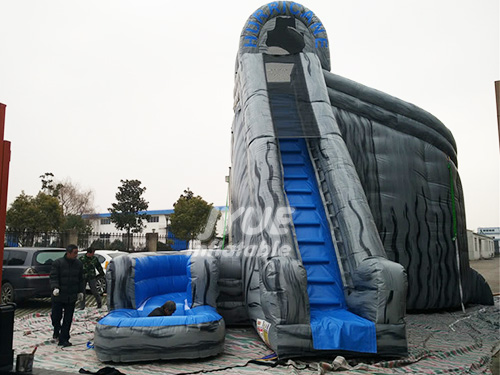 JiangYue Top Quality OEM Custom Crazy Inflatable Hurricane Water Slide