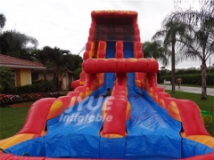 Big Naughty Super Funny Best PVC Tarpaulin 0.55MM PVC Giant Double Lane Inflatable Slip And Slide