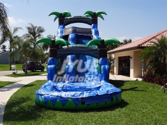 Cheap Palm Tree Giant Inflatable Water Slide For Kids