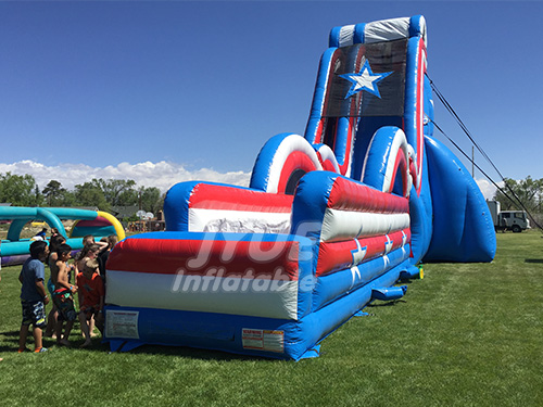 Most Popular Plastic Giant Inflatable Water Slide,Inflatable Dropkick Water Slide