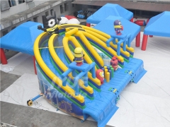 Minions Above Ground Water Pool Slide inflatable water slide for swimming pool