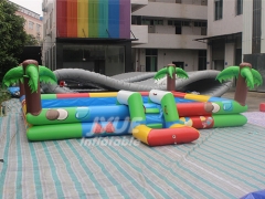 Summer Indoor Outdoor Kids Jungle Blow Up Swimming Pool