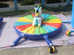 Colorful Unicorn Inflatable Air Mat