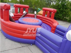 Inflatable Gladiator Game,Round Interactive Sport Games Inflatable Jousting Arena For Sale