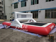 New Super Inflatable Floating Trampoline Volleyball Court Inflatable Water Games Toys For Adults