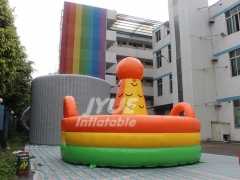 Interactive Inflatable Climbing Games, Inflatable Rock Climbing Wall Bouncer