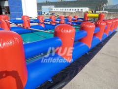 Commercial Inflatable Human Table Football Game , Inflatable Table Soccer Foosball Field