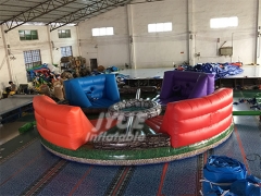 Interactive Hungry Hippo Games , Bungee Running Games Inflatable Run Sports For Sale