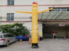 One Leg Mini Inflatable Sky Air Dancer Dancing Man For Advertisement