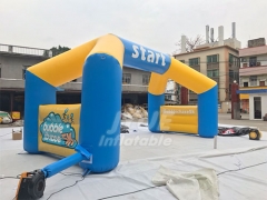 Custom Shape And Logo Inflatable Start Arch For Event Entrance Race Arch