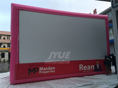 Custom Advertising Inflatable Movie Rear Projection TV Screen