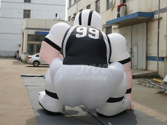 Sports Project Promotional Inflatable Rugby Player Outdoors