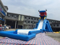 Cheap Blow Up Slides Dargon Inflatable Water Park Slide