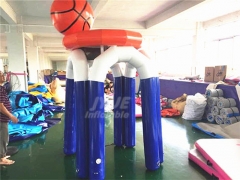 Commercial Inflatable Basketball Sports Challenge Inflatable Basketball Hoop Game