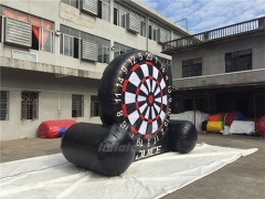 PVC Tarpaulin Giant Football Game Inflatable Darts Board