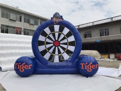 Inflatable Soccer Dart Board With Hook Loop / Inflatable Foot Dart Balls