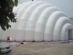 White Giant Inflatable Seashell Tent