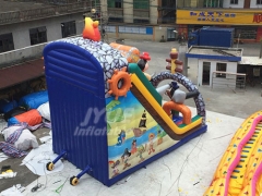 Commercial Use Giant Inflatable Pirate Ship Slide For Kids