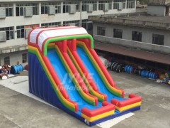 Blow Up Slide Double Lanes Inflatable Slide On Sale