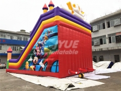 Customized OEM ODM Winnie The Pooh Inflatable Dry Slide For Children Kids