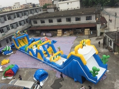 Kids Inflatable Bouncing Castle Inflatable Obstacle Course For Sale