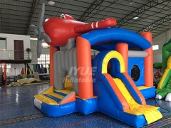 Airplane Jumper Slide Combo Commercial Bounce House Combo