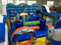 Ocean Combo Bouncers For Rent Slide And Bounce House Combo