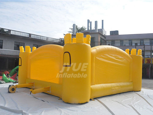 Indoor Jump House Yellow Kids Bouncy House Inflatables