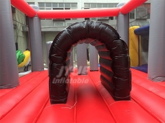 Small Indoor Inflatable Bouncers Iron Man Children's Jump House