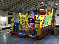 Blow Up Playhouse Pikachu Inflatable Indoor Playground