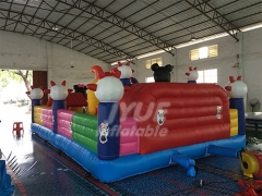 Blow Up Fun City Playground Indoor Jump House For Toddlers