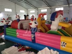 Blow Up Fun City Playground Indoor Jump House For Toddlers