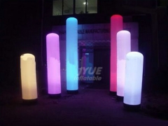 LED Inflatable Pillar Light Column Tube For Advertising