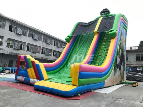 Colorful Inflatable Dry Slide Bouncy House Commercial Grade Kids Inflatable Slide