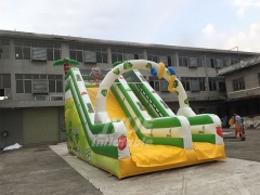 PVC Tarpaulin Cartoon Inflatable Water Slide Dry Slide For Adults or Kids Party or Rental Business