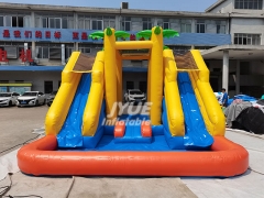 Commercial Kids Jumping jungle kids flatable water slide