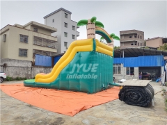 0.55mm PVC Tarpaulin Inflatable Water Slide And Pool