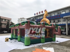 large party rental animal zoon kids playground indoor inflatable