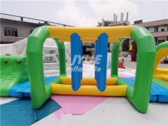 Adults open water challenge activity inflatable aqua park indoor