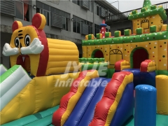 Hot Sale Outdoor Kids Amusement Park Inflatable Playground Or Inflatable Fun City For Sale