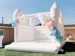 white inflatable bounce house Jyue-BC-068