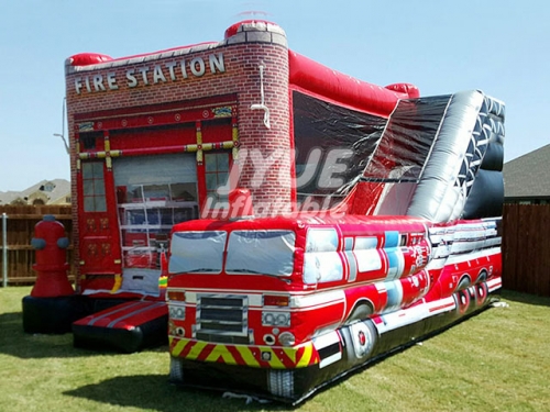 firetruck bounce house Jyue-IC-076