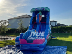 mermaid inflatable water slide Jyue-IWS-069