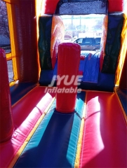 palm tree bounce house with slide Jyue-IC-083