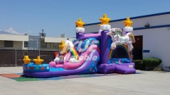 unicorn water slide bounce house Jyue-IC-082